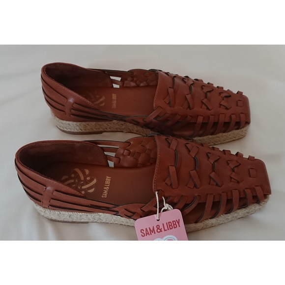 Brown Sam & Libby Asha Espadrille Saddle Shoes - Picture 1 of 11